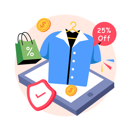 Retail Branding  Illustration