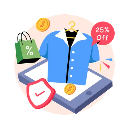 Retail Branding  Illustration