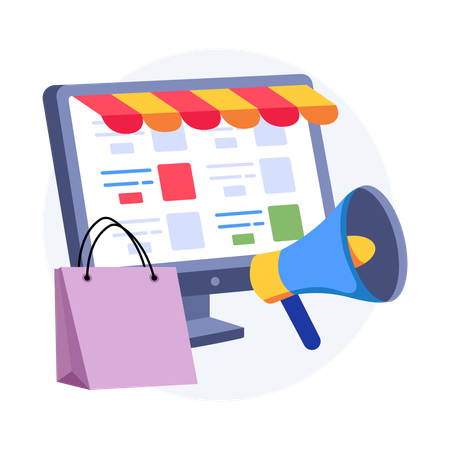 Retail Marketing  Illustration