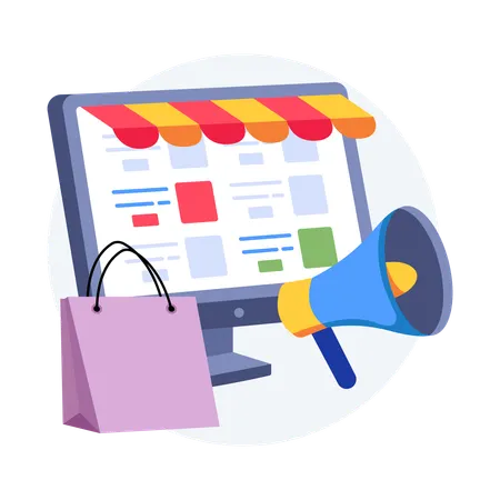 Retail Marketing  Illustration