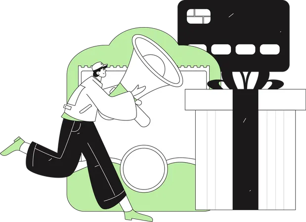 Retail Promotion Illustration