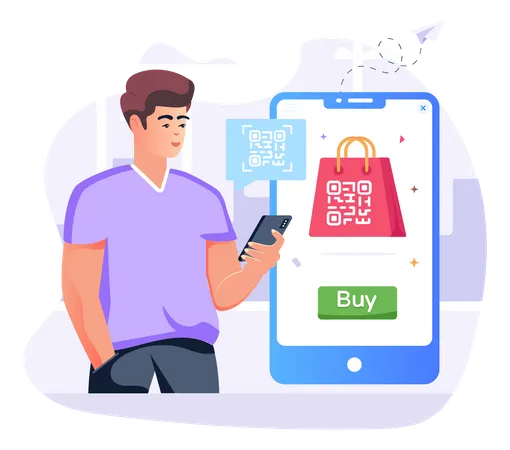 Retail Scan  Illustration