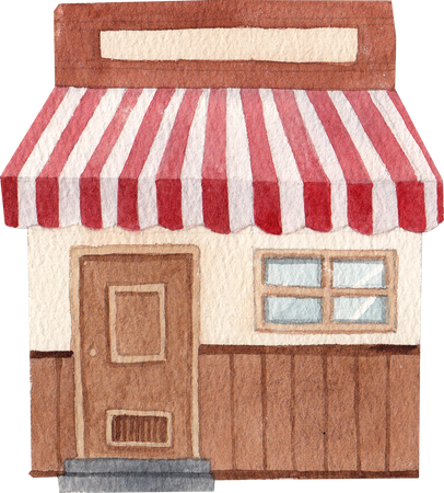 Retail Store  Illustration