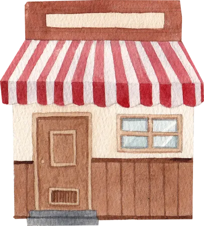 Retail Store  Illustration