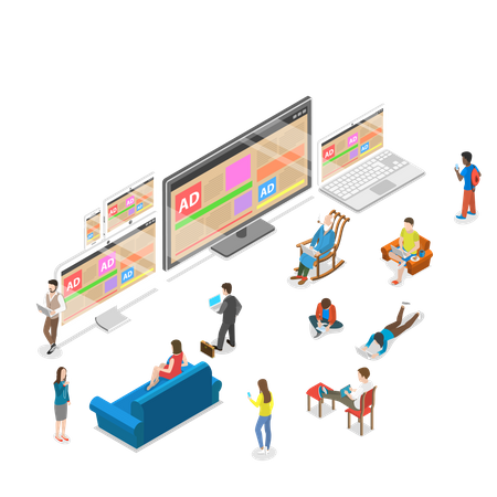 Retargeting campaign  Illustration