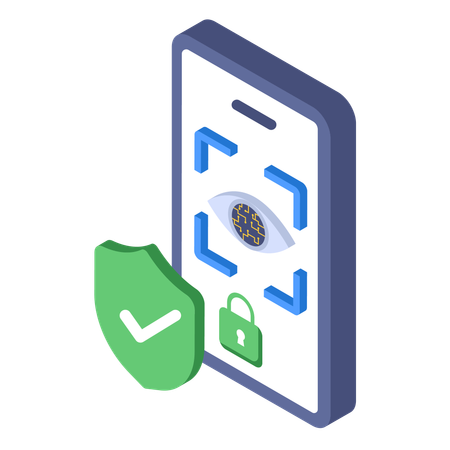 Retina recognition  Illustration