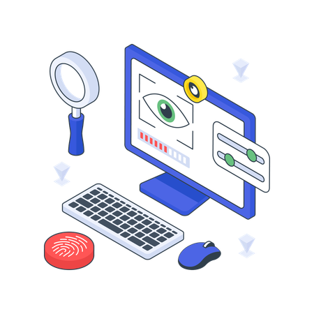 Retina Scan  Illustration