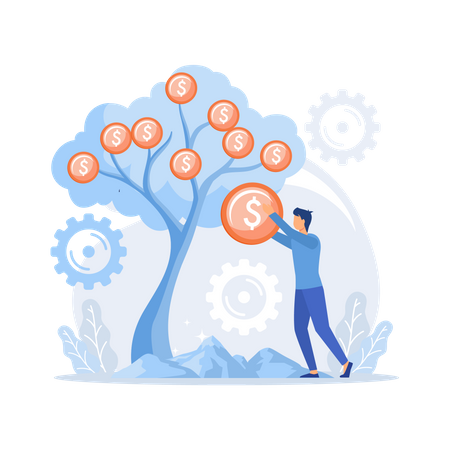 Retirada de depósito  Illustration