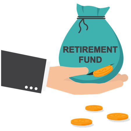 Retirement fund  Illustration