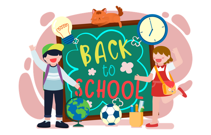 Retour à l'école  Illustration