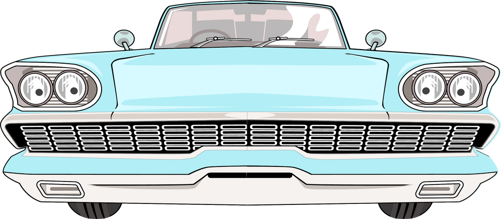 Retro-Auto  Illustration