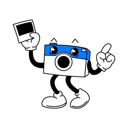 Retro camera  Illustration