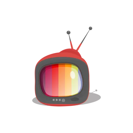 Retro tv  Illustration