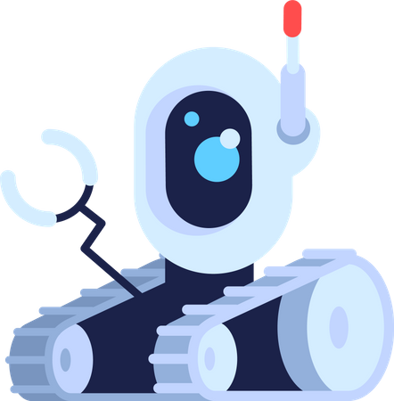 Rettungsroboter  Illustration