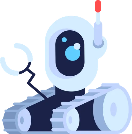 Rettungsroboter  Illustration