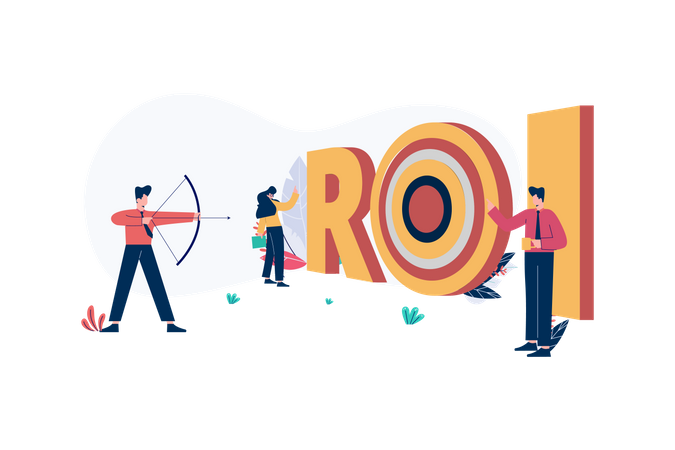 Return of Investment - ROI  Illustration