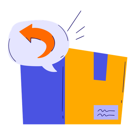 Return parcel  Illustration