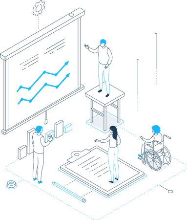 Reunião de negócios  Ilustração