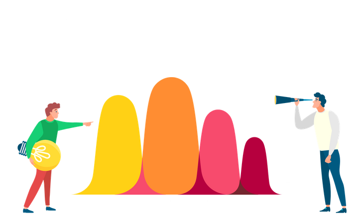 Reunión del equipo de negocios  Ilustración