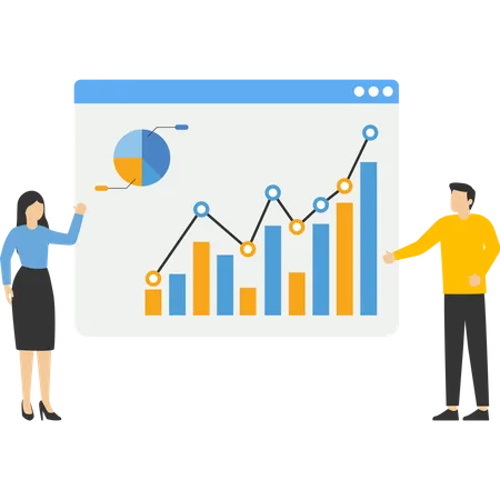 Réunion de direction et de performance commerciale  Illustration