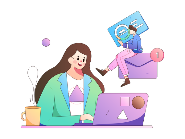 Réunion téléphonique en ligne par les employés  Illustration