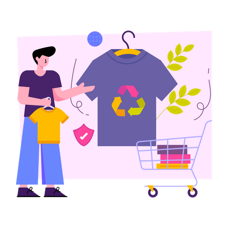 Reusable Shirts  Illustration