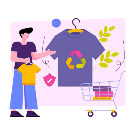 Reusable Shirts  Illustration