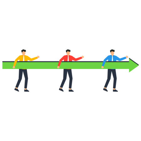 Succès et amélioration de l'équipe  Illustration