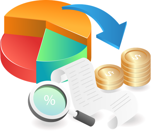 Revenue percentage sharing  Illustration