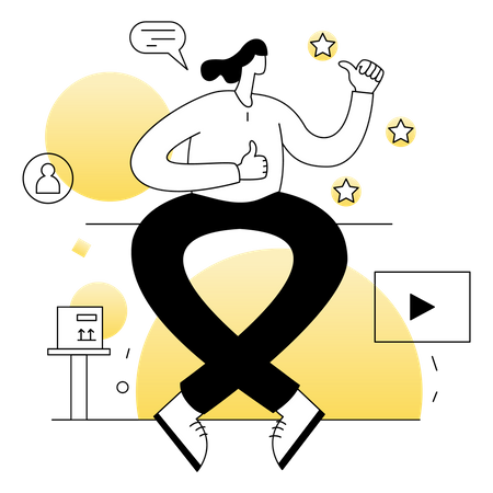 Revisão de produtos  Ilustração
