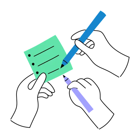 Réviser ensemble la liste de contrôle  Illustration