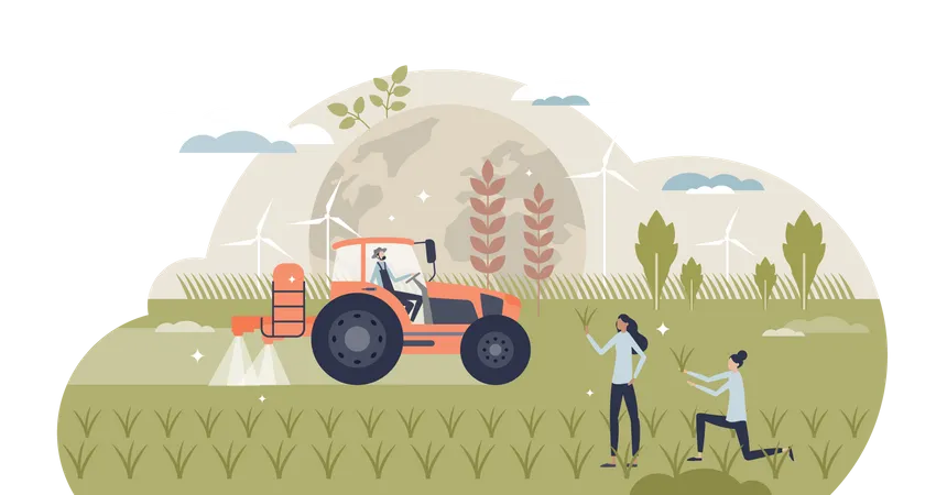Révolution verte et augmentation de la productivité agricole  Illustration