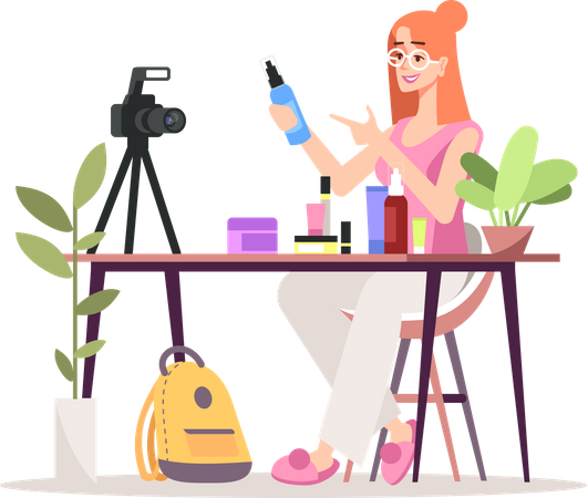 Revue en ligne des cosmétiques  Illustration