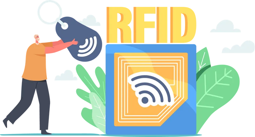 RFID-Scanner  Illustration