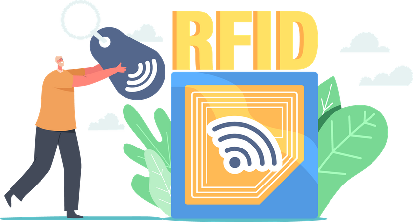 Rfid Scanner  Illustration