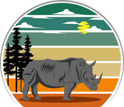 Rhinoceros  Illustration
