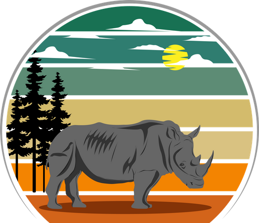 Rhinoceros  Illustration