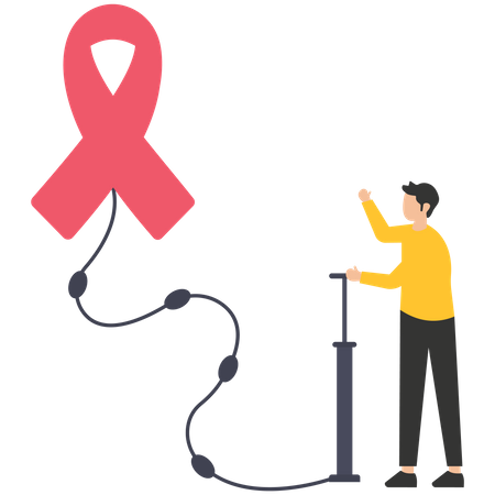 Ribbon of health  Illustration