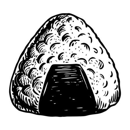 주먹밥  일러스트레이션