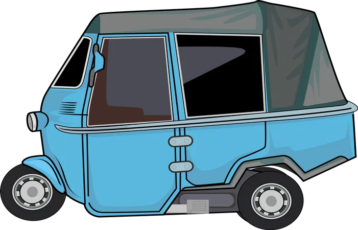 Rickshaw  Illustration