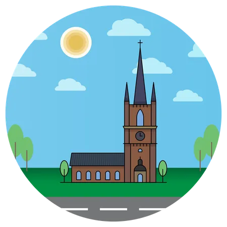 Riddarholm Stockholmer Kirche Schweden  Illustration