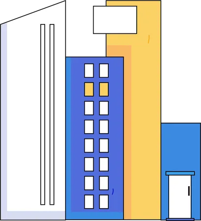 Riesige Wohnung  Illustration