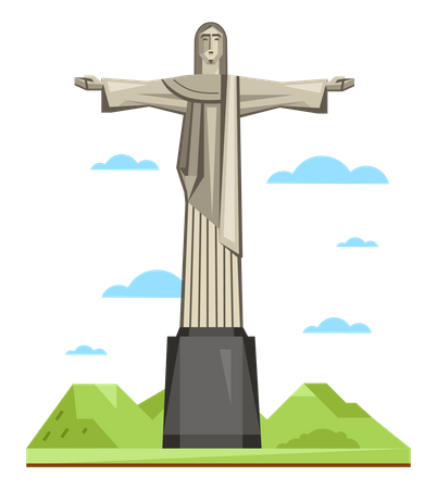 Rio De Janeiro In Brazil  Illustration