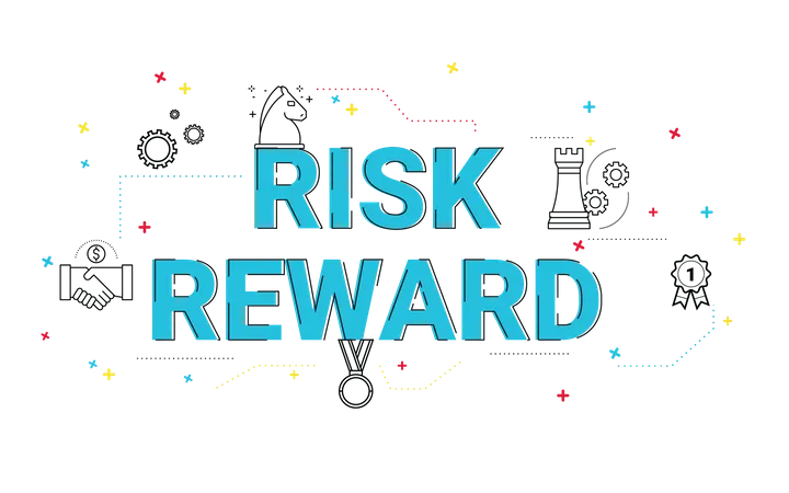 Risiko und Belohnung  Illustration