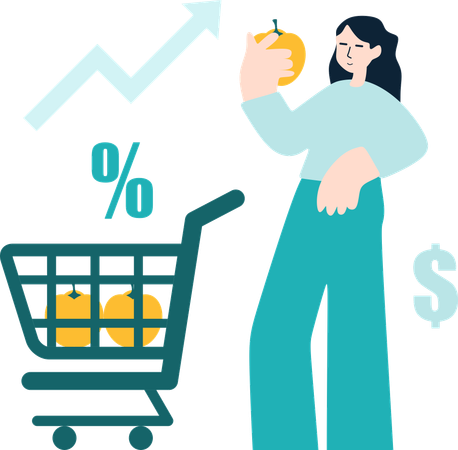 Rising Prices  Illustration