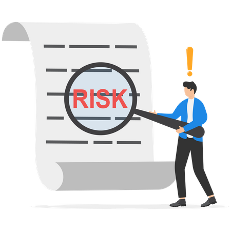 Risk analysis assessment  Illustration