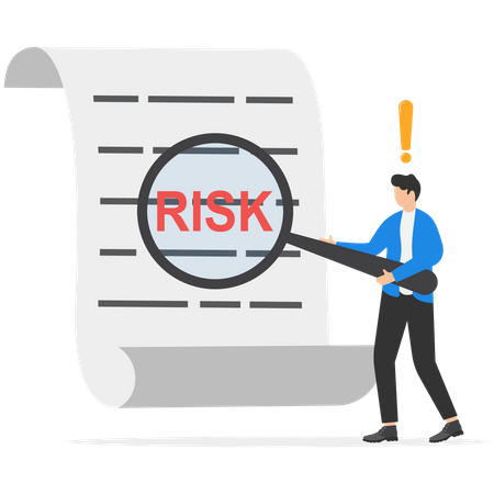 Risk analysis assessment  Illustration