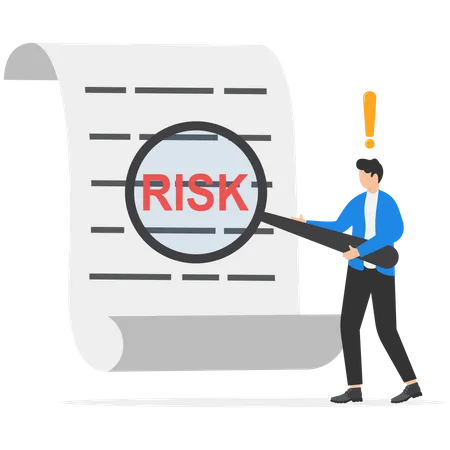 Risk analysis assessment  Illustration