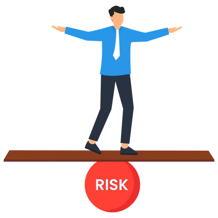 Risk For Losing Job  Illustration