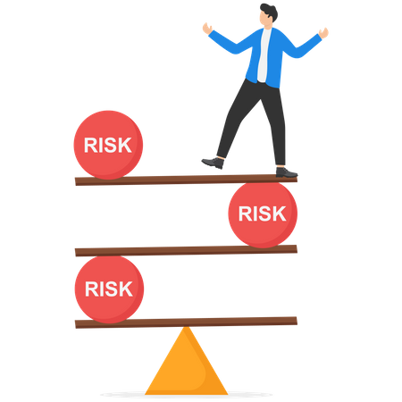 Risk in business  Illustration